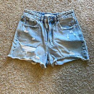 Stradivarius Jean Shorts Sz 2